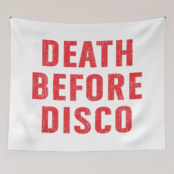 Item preview, Death Before Disco designed and sold by huckblade.