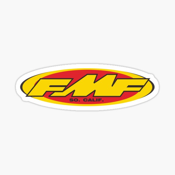 "FMF Exhaust" Sticker for Sale by famuksdv Redbubble