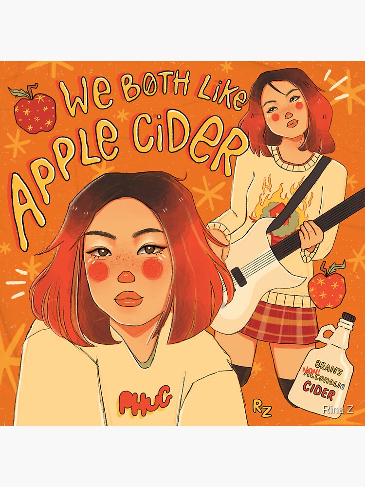 "Beabadoobee Apple Cider" Sticker for Sale by Amira2oo1 Redbubble