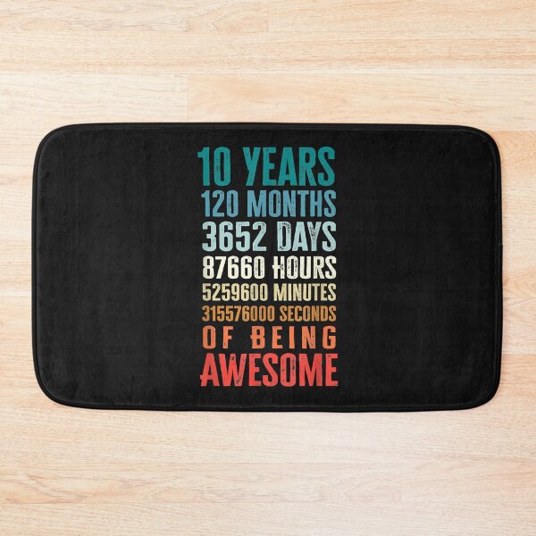 Item preview, 10 Years 120 Months Of Being Awesome 10th Birthday Gifts designed and sold by Plinio12323.