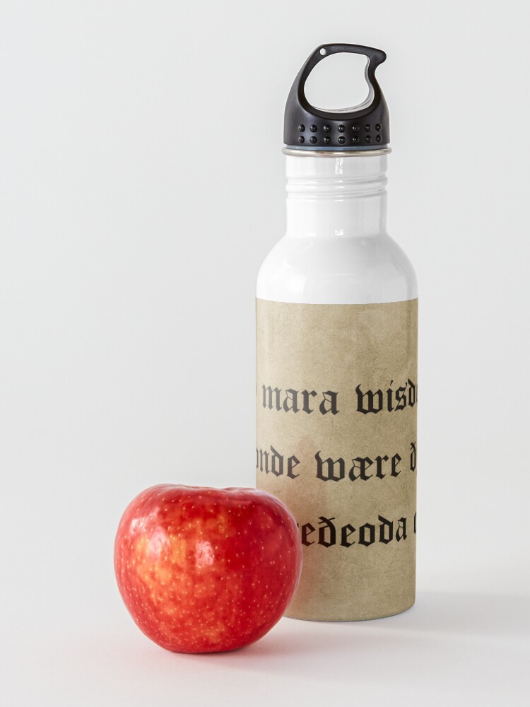 Alternate view of There would be more wisdom in the land, the more languages we knew Water Bottle