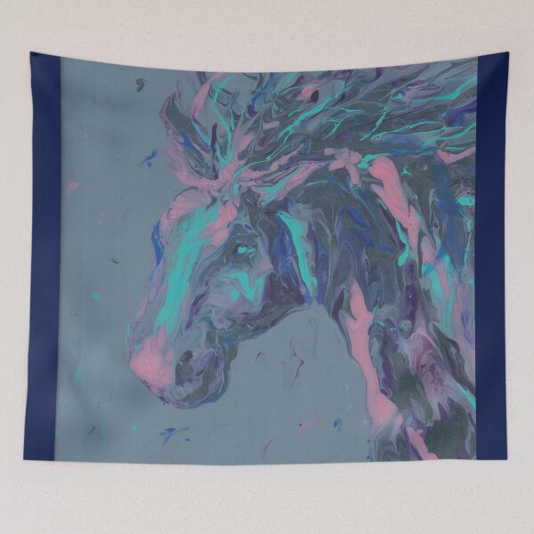 Item preview, Mustang Stallion on Windy Plains designed and sold by dabblerinksie.