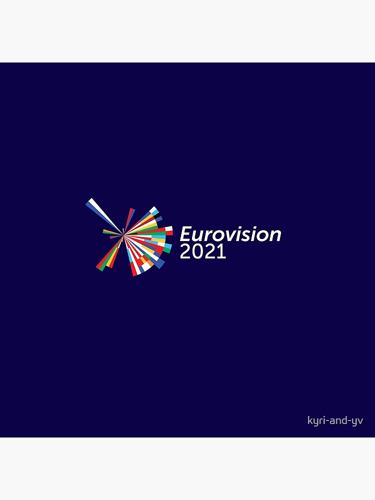 "Eurovision 2021 Logo + Text" Photographic Print by kyriandyv Redbubble