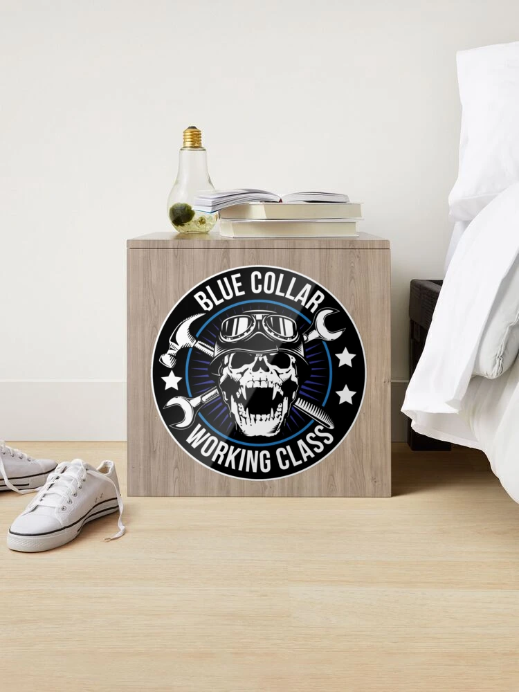 Working Class Blue Collar Sticker for Sale by D4mon