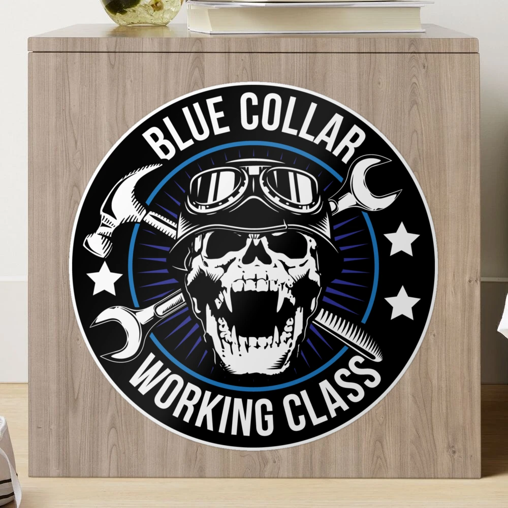 Blue Collar Bloodline Crossbones 2.5x2.5 Sticker – Blue Collar