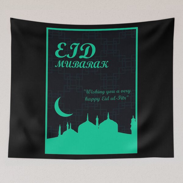 Item preview, Eid Mubarak | Eid Al Fitr 2021 | Cyan designed and sold by Qestar.