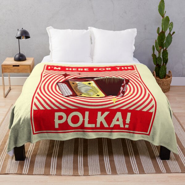 Artikelvorschau, Ich bin hier für die Polka! Rotes Design entworfen und verkauft von Eleven-K.