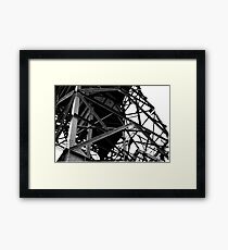 Deserted Crane Framed Print