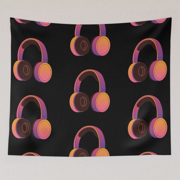 Item preview, Kawaii 90's headphones design designed and sold by Fortified.