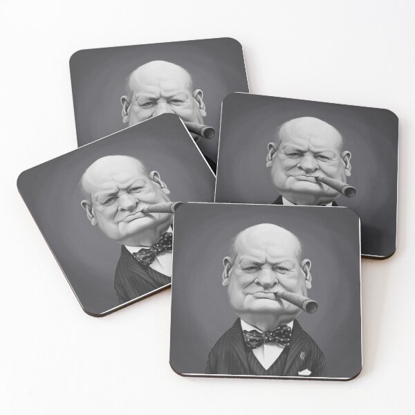 Item preview, Winston Churchill designed and sold by rob art | illustration.