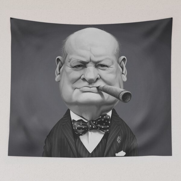 Item preview, Winston Churchill designed and sold by rob art | illustration.