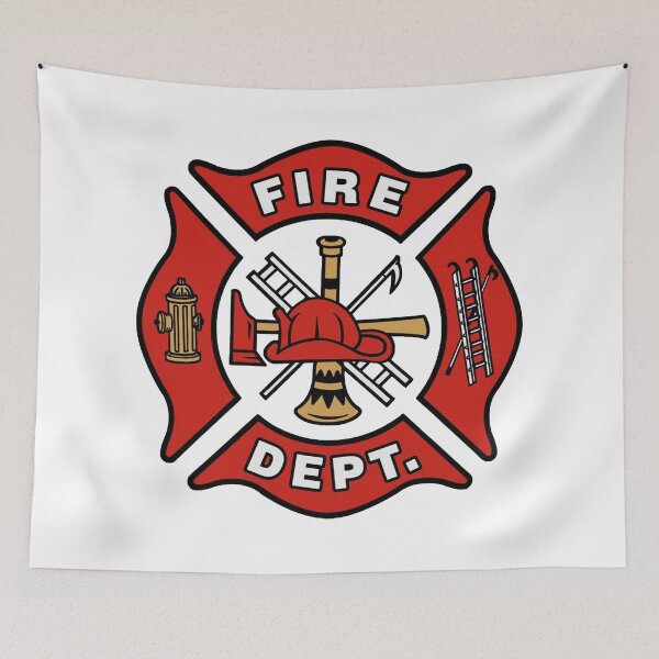 Item preview, Fire Department Logo Firemen Badge Fireman Gift  designed and sold by prohockeylabs.