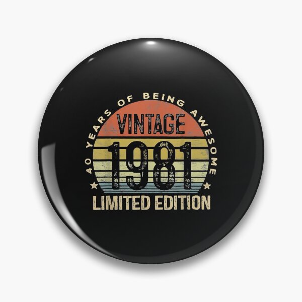 Item preview, 40 Year Old Gifts Vintage 1981 Limited Edition 40th Birthday designed and sold by Plinio12323.