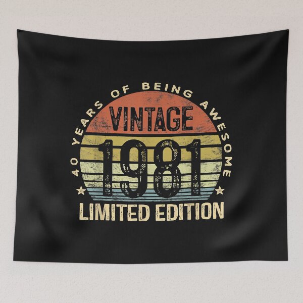 Item preview, 40 Year Old Gifts Vintage 1981 Limited Edition 40th Birthday designed and sold by Plinio12323.
