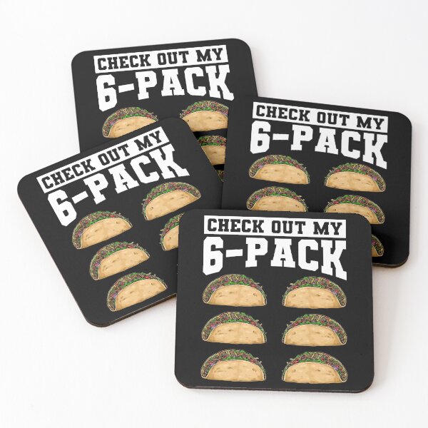 Item preview, Check Out My 6-Pack Tacos Funny Taco designed and sold by bestshirtdesign.