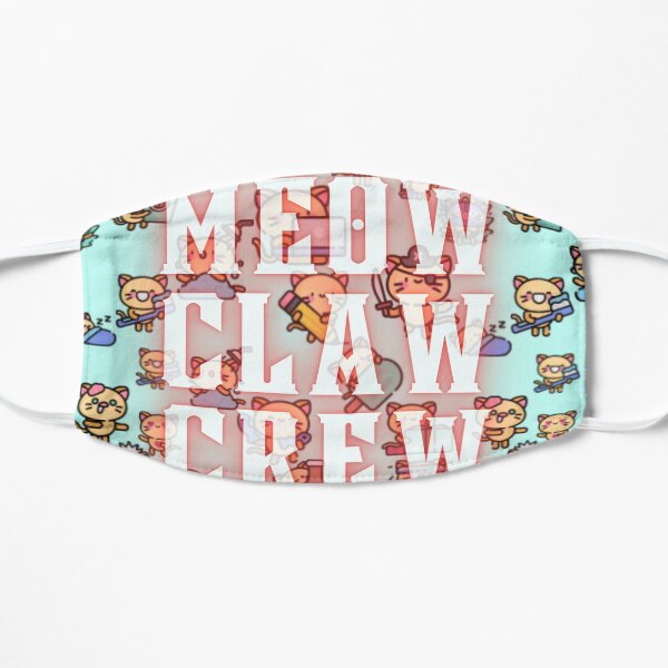 Meow Claw Crew Flat Mask