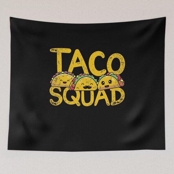 Item preview, Taco Squad Funny Mexican Tacos designed and sold by bestshirtdesign.