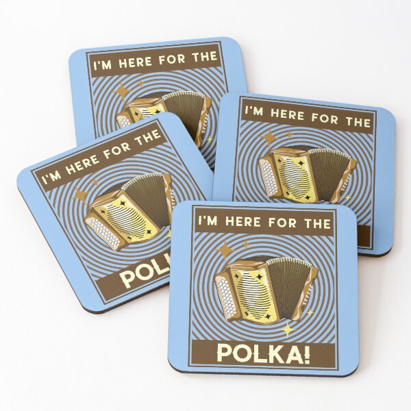 Artikelvorschau, Ich bin hier für die Polka! Braunes Design entworfen und verkauft von Eleven-K.