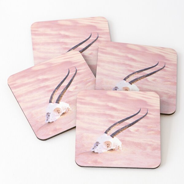 Item preview, Pink Animal Skull in Desert designed and sold by beaumontavenue.