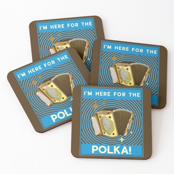Artikelvorschau, Ich bin hier für die Polka! Blaues Design entworfen und verkauft von Eleven-K.