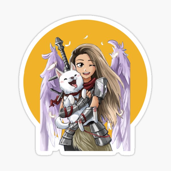 Logotipo de Valkyrae Pegatina