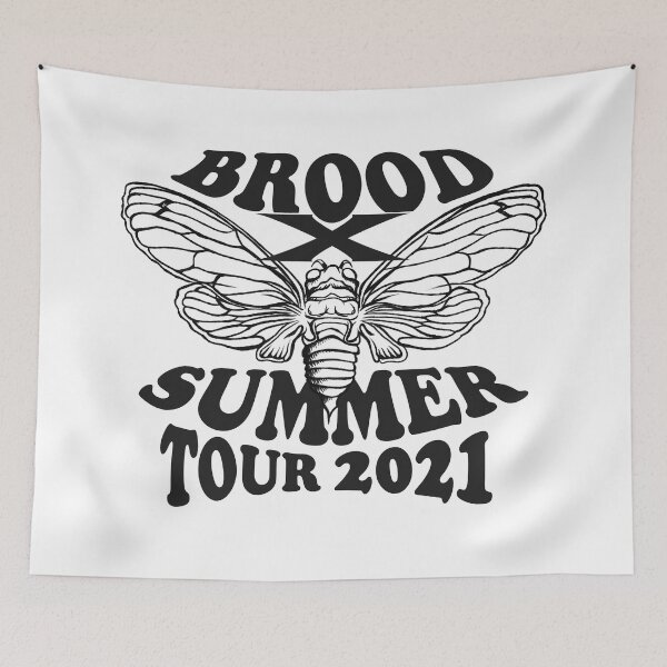 Item preview, Brood X Summer Tour 2021 - Cicadas designed and sold by The White Bat.