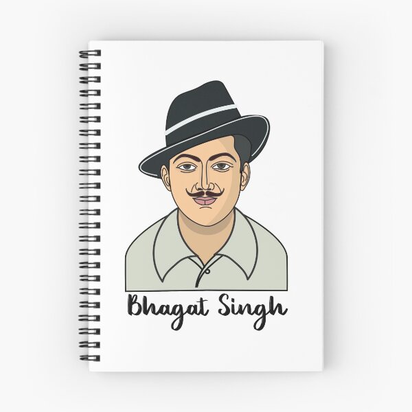 Item preview, Freedom Fighter Bhagat Singh t-shirt  |  Bhagat Singh art  designed and sold by KARTICK DUTTA.