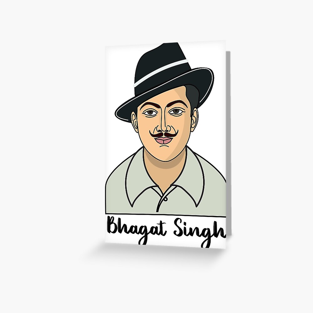 Bhagat Singh drawing T-Shirt by Ritu shakya - Fine Art America