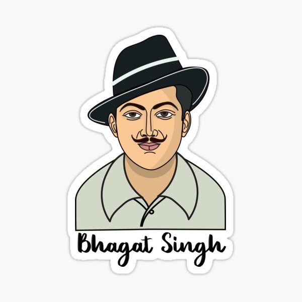 Bhagat Singh - Office White Framed Wall Hanging Art Print for Office ,  Home, Reading Room Décor ( 8x8 ) Inch Paper Print - Personalities posters  in India - Buy art, film,