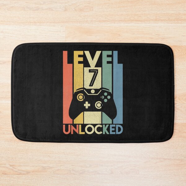 Item preview, Kids Level 7 Unlocked Shirt Funny Video Gamer 7th Birthday Gift designed and sold by Plinio12323.