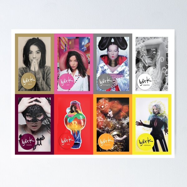 Item preview, bjork studio albums designed and sold by Julia Enuton.