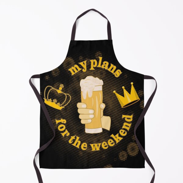 Item preview, Beer quote "my plans for the weekend" designed and sold by CutieBlue.
