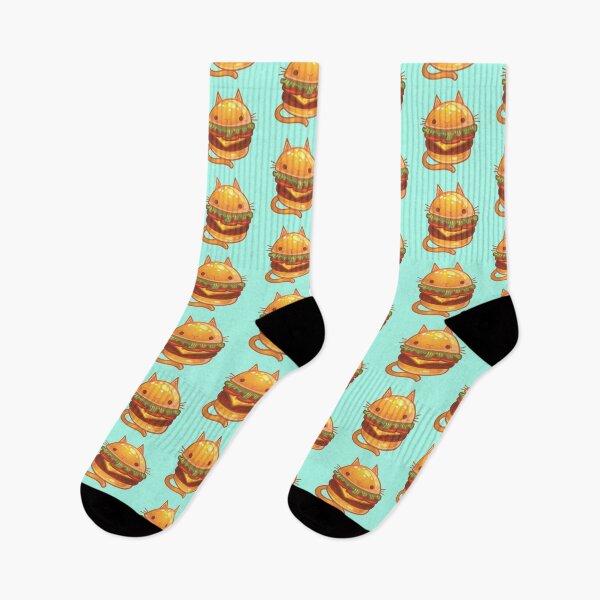 Item preview, Cute Cat Burger designed and sold by GalaxyChicken.