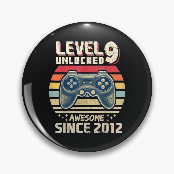 Item preview, Level 9 Unlocked Awesome 2012 Video Game 9th Birthday Gift designed and sold by Plinio12323.
