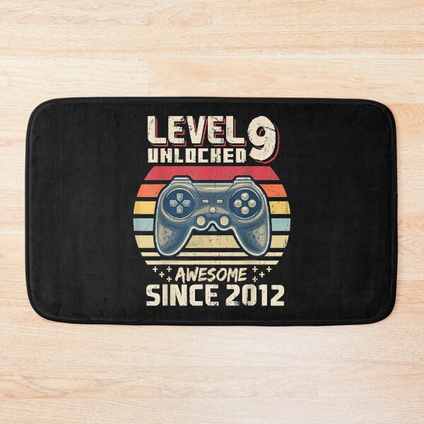 Item preview, Level 9 Unlocked Awesome 2012 Video Game 9th Birthday Gift designed and sold by Plinio12323.