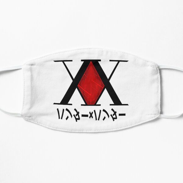 Hunter X Logo T-Shirt Flat Mask