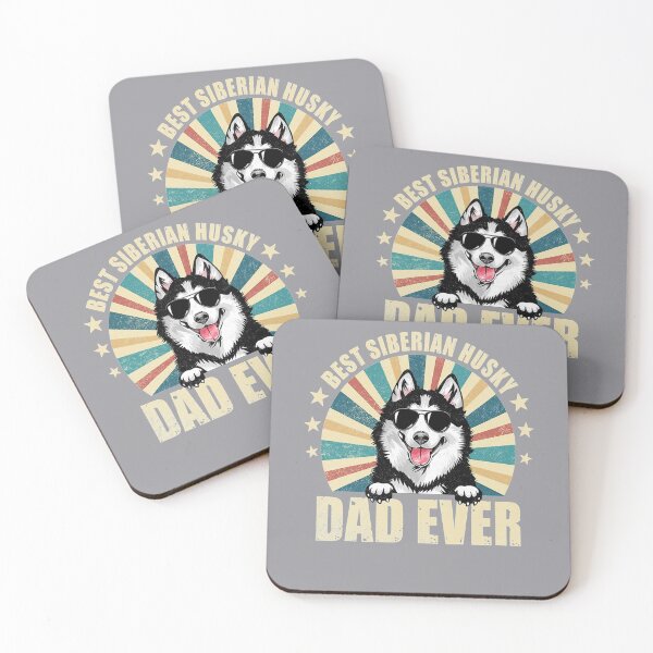 Item preview, Best Siberian Husky Dad Ever Vintage Dog Lover  designed and sold by NiceStore059.