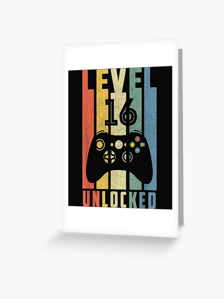 Level 16 Unlocked Tshirt 16th Video Gamer Birthday Boy Gifts Level 16 Unlocked Tshirt 16th Video Gamer Birthday Boy Gifts