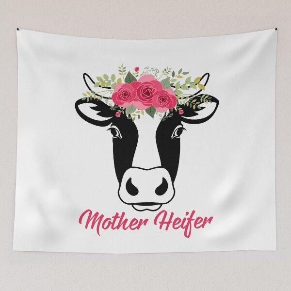 Item preview, Mother Heifer Floral T-shirt Mother's Day Gift For Women designed and sold by HammonArt.