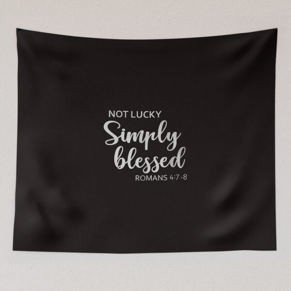 Item preview, Not Lucky Simply Blessed designed and sold by anngon66.