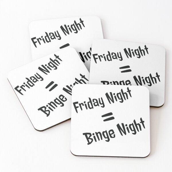 Item preview, White Friday Night Dinner Quotes designed and sold by PCpallavi.
