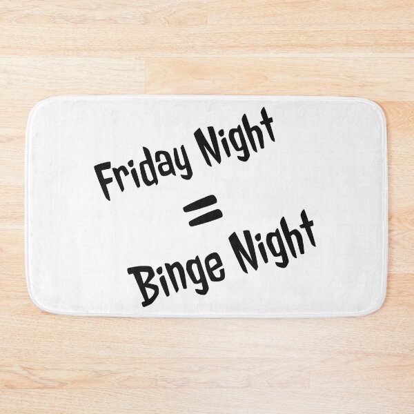 Item preview, White Friday Night Dinner Quotes designed and sold by PCpallavi.