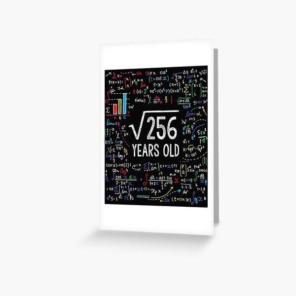 Item preview, Square Root Of 256 16th Birthday 16 Year Old Gifts Math Bday designed and sold by Plinio12323.