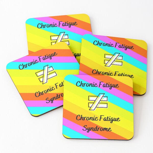 Item preview, Chronic Fatigue is NOT equal to Chronic Fatigue Syndrome (rainbow) designed and sold by Chantelle  Spies.