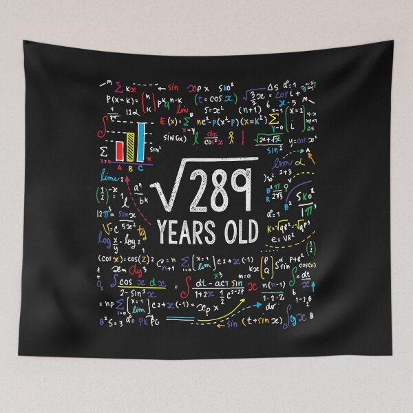 Item preview, Square Root Of 289 17th Birthday 17 Year Old Gifts Math Bday designed and sold by Plinio12323.