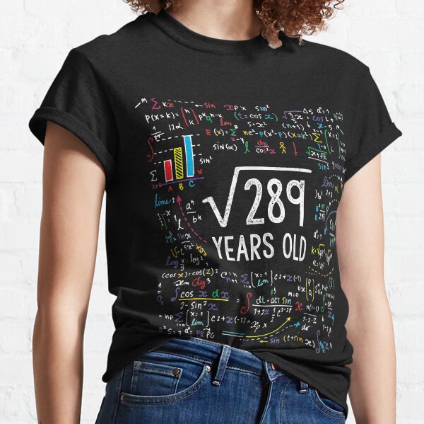 Item preview, Square Root Of 289 17th Birthday 17 Year Old Gifts Math Bday designed and sold by Plinio12323.