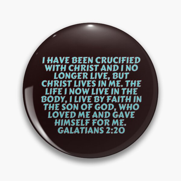Item preview, Bible Verse Galatians 2:20 designed and sold by Prayingwarrior.