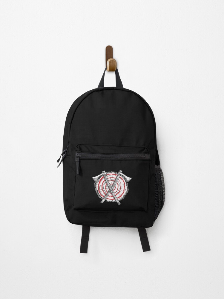 Thumbnail 1 of 3, Backpack, Ax throwing designed and sold by DerSenat.