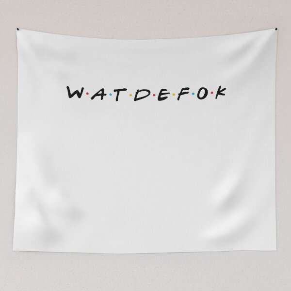 Item preview, Afrikaans Watdefok friends designed and sold by arendbotha.