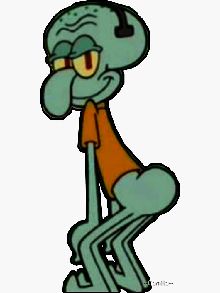 Squidward Twerking Sticker For Sale By Camiila Redbubble